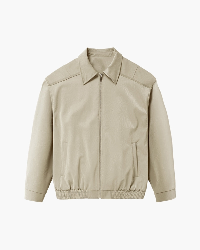 Minimalist Zip Jacket - Old Money
