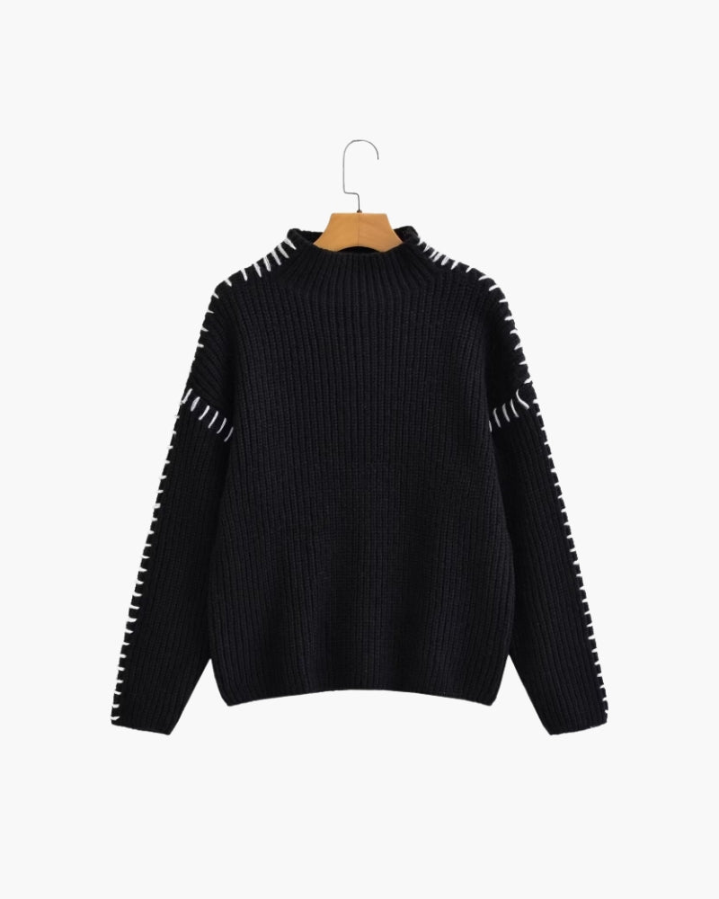 The Lila Stitch Sweater - Old Money