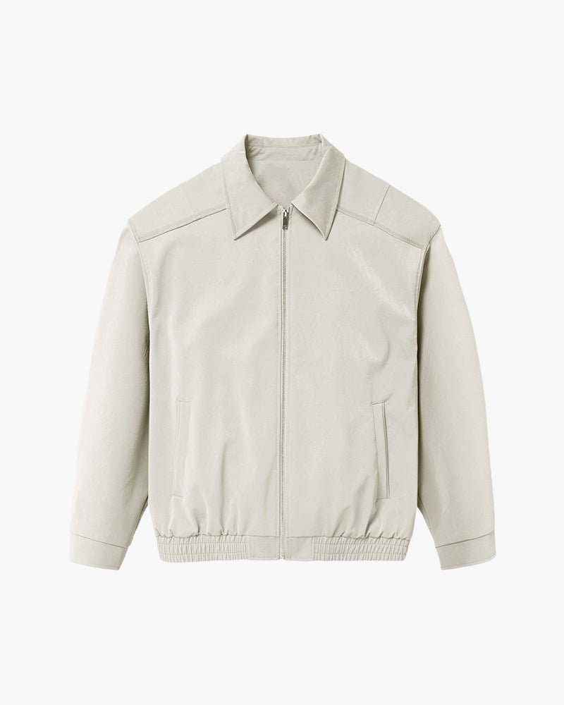 Minimalist Zip Jacket - Old Money